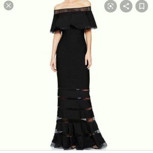 Tadashi Shoji Tabora Off Shoulder Gown